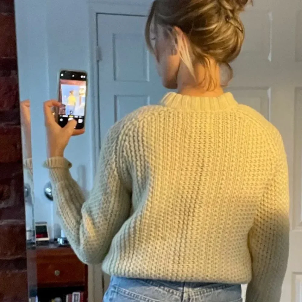 vintage fisherman wool sweater - Picture 3 of 5